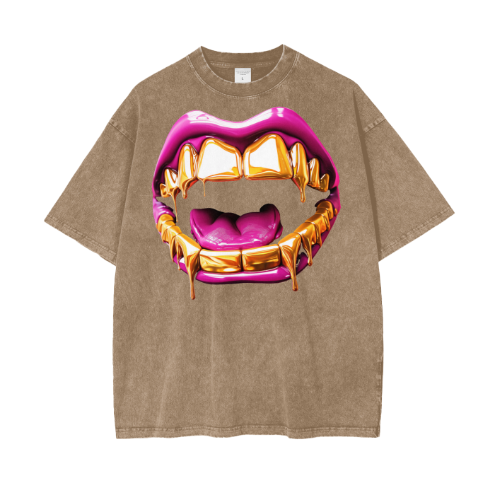 I'm Shinnin' - Acid Wash Oversize T-Shirt - 250 GSM