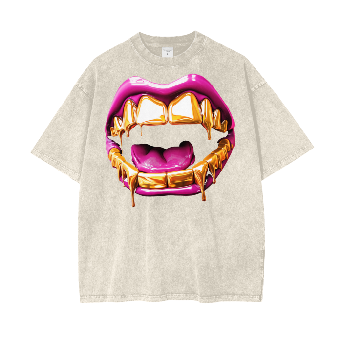 I'm Shinnin' - Acid Wash Oversize T-Shirt - 250 GSM