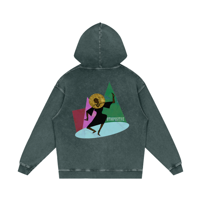 Dancing Queen - Acid Wash Oversize Hoodie - 420 GSM