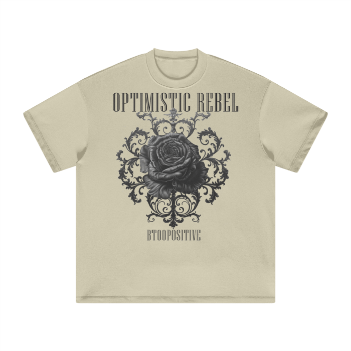 Optimistic Rebel - Heavyweight Earth Tone FOG T-Shirt - 305GSM