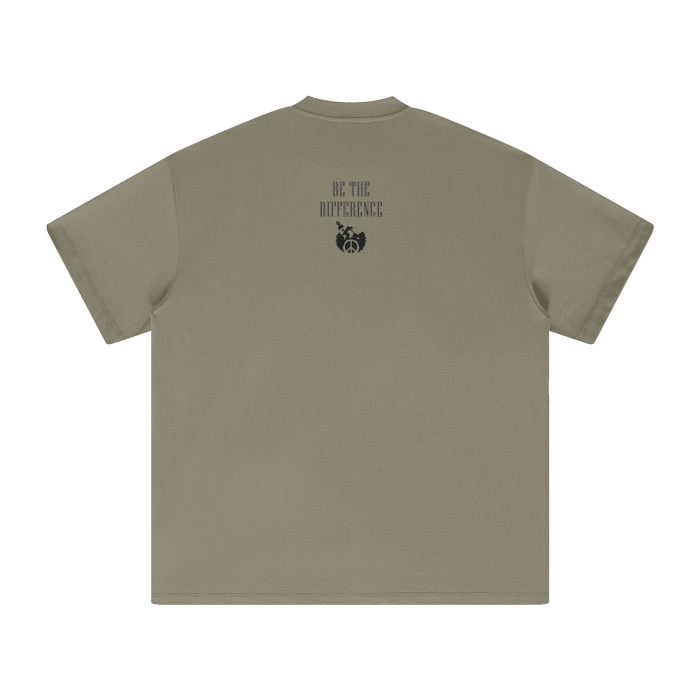 Optimistic Rebel - Heavyweight Earth Tone FOG T-Shirt - 305GSM