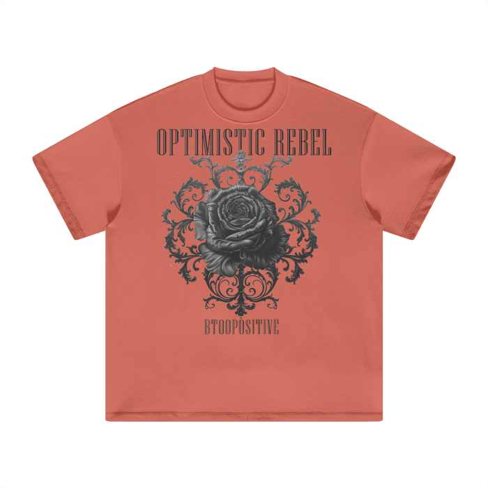 Optimistic Rebel - Heavyweight Earth Tone FOG T-Shirt - 305GSM