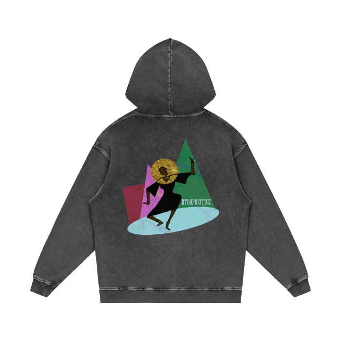 Dancing Queen - Acid Wash Oversize Hoodie - 420 GSM