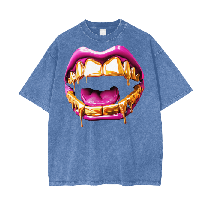 I'm Shinnin' - Acid Wash Oversize T-Shirt - 250 GSM