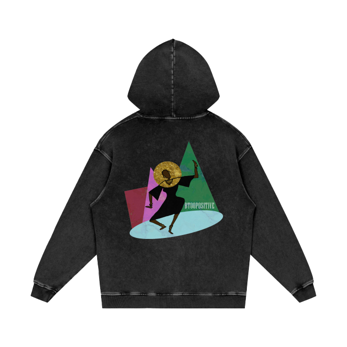 Dancing Queen - Acid Wash Oversize Hoodie - 420 GSM