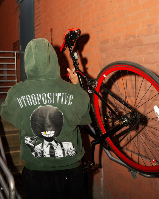 Say Cheese - Streetwear Acid Washed Zip Fleece Hoodie Jacket - 360 GMS