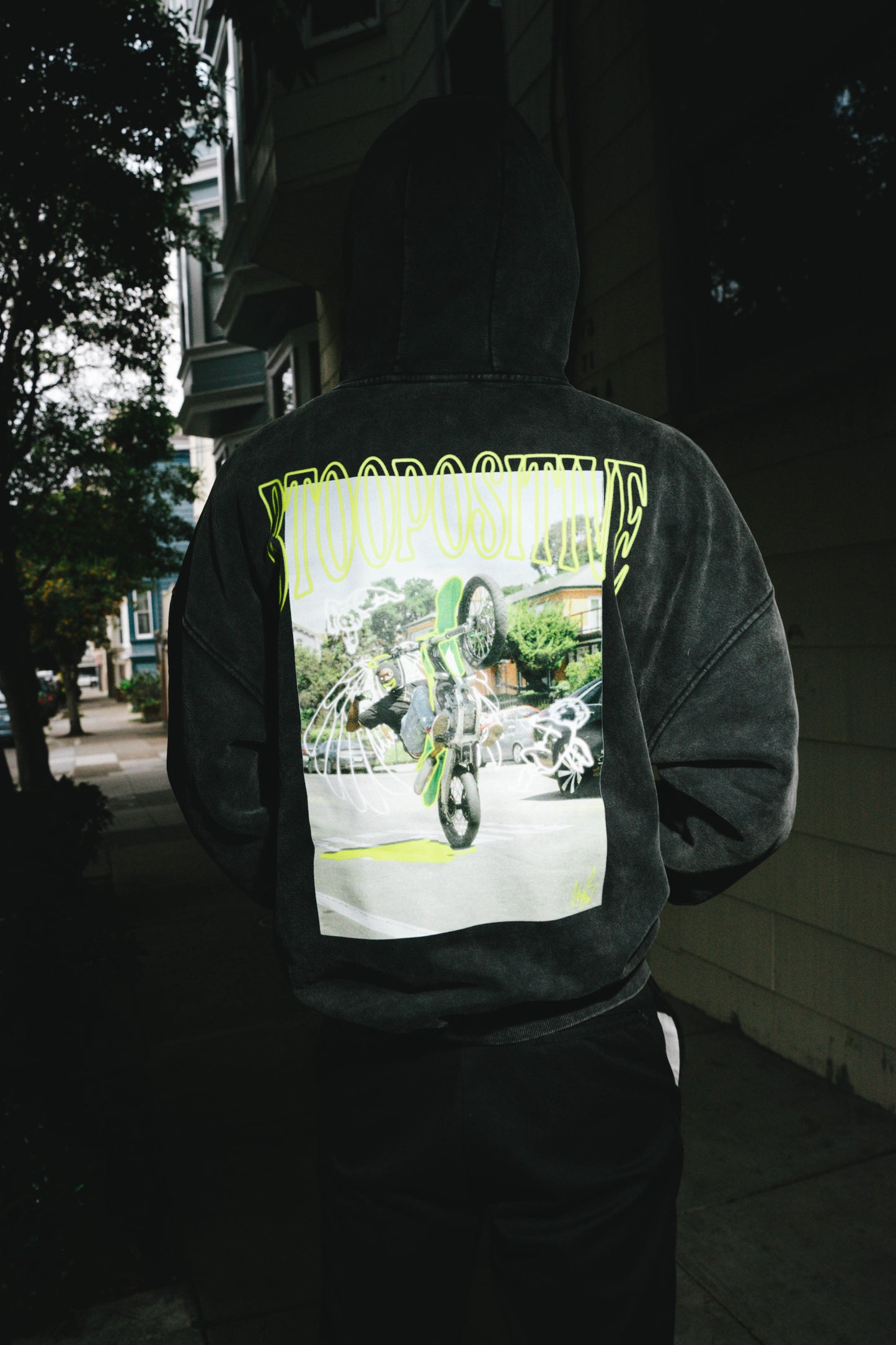 The Thrill - Streetwear Acid Washed Zip Fleece Hoodie Jacket - 360 GMS
