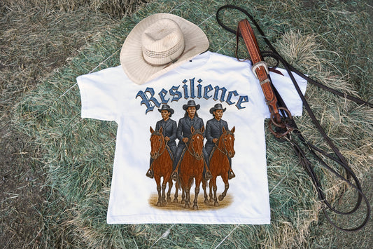The Resilience Tee (Gals)- White - 300GSM